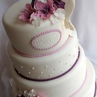 Hummingbird wedding cake