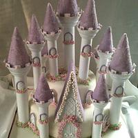 Fairy princess castle cake