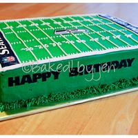 Seattle Seahawks Birthday Cake