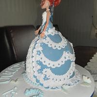Much loved Barbie cake