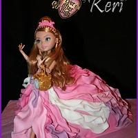 Ever After High Doll Cake
