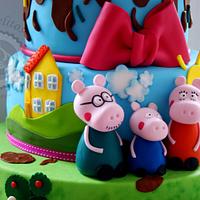 PEPA PIG & CO CAKE