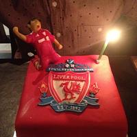 Liverpool Suarez Cake