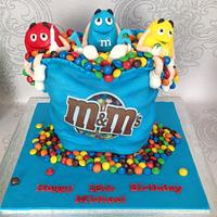 M&m cake number 3 