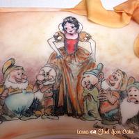 Cake painting: Disney Snow White poster