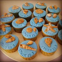 Sea Shell Cupcakes