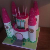 Girly Castle Cake