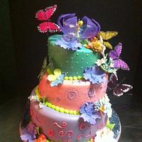 Tinkerbell Fantasy Garden Cake