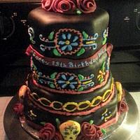 4 tier birthday cake