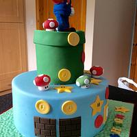 Mario Cake; complete. 