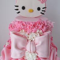 Pretty In Pink Hello Kitty 4th Birthday Cake