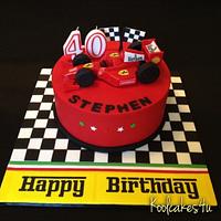 F1 Car cake 