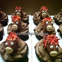 Horse cupcakes