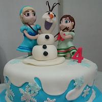 Frozen themed cakes