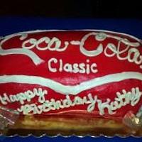 Coca Cola Classic Birthday Cake