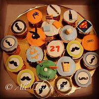 21 Cupcakes for a 21st Birthday!!