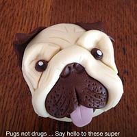 Pug cupcakes!