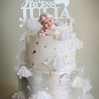 Starry Starry cake for little baby Julia