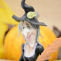 Halloween Witch Cake Topper 