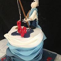 Fishing Cake with Tools