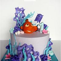 Nemo inspired Girly cake