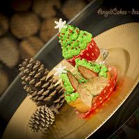 Christmas Tree cupcake