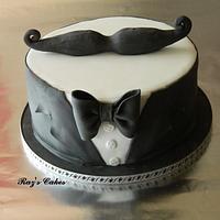 Tuxedo Cake for Movember 