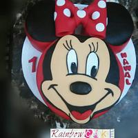 Minnie mouse cake