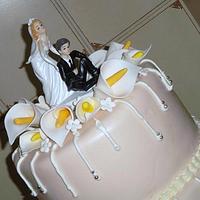 my first wedding cake......