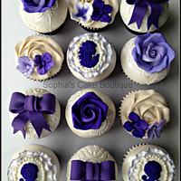 Ruffles & Bows cupcakes