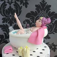 Pamper Bath Cake