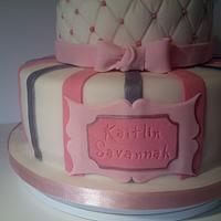 Kaitlin's Christening Cake