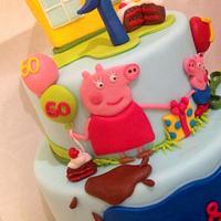PEPPA PIG PARTY CAKE