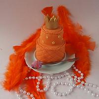 mini cake for Queen's day