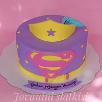 Supergirl cake