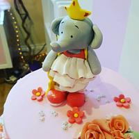 Lottie elephant cake 