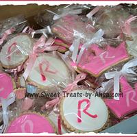 Princess Baby Shower cookie favors