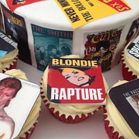 Retro Music Birthday cake for a 50 year old 'rocker'