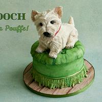 Pooch on a Pouffe!