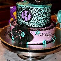 Sweet 16 Birthday Cake 