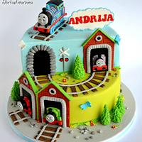 Tomas the train cake Tomas the train cake