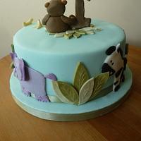 1st Birthday Jungle Cake