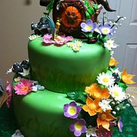 Tinker Bell birthday cake