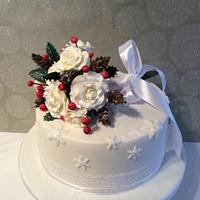 Bouquet anniversary cake