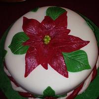 My 1st Cake - Poinsettia 