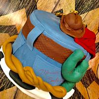 Western Cowboy Smash Cake
