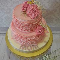 Mother's day Cake (Ruffles Cake )