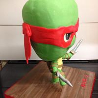 Chibi teenage mutant ninja turtle Raphael 