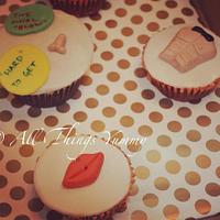 Bachelorette party cupcakes!!