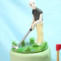 golf image cake